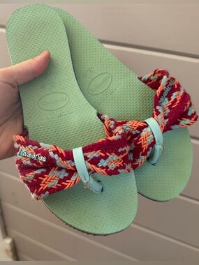 Havaianas Women's You St. Tropez Flip Flop Mesh Sandals- Multicolor